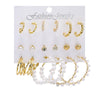 Wholesale Women's Cartoon Animal Style Alloy And Stainless Steel Geometric Carved Snake Shaped Butterfly Earrings Set