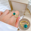 Wholesale Women's Cartoon Crown Shape Brass Fishtail Ring With Electroplating