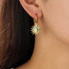 Wholesale Women's Cartoon Style Devil Eye Stainless Steel Electroplated Earrings