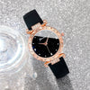 Wholesale Women's Casual Alloy Imitation Leather Belt Quartz Watch With Round Dial
