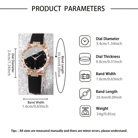 Wholesale Women's Casual Alloy Imitation Leather Belt Quartz Watch With Round Dial