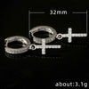 Wholesale Women's Casual Geometric Copper Earrings With Zircon