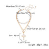 Wholesale Women's Casual Geometric Fake Pearl And Alloy Electroplated Multilayer Yshaped Necklace