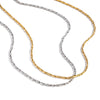Wholesale Women's Casual Geometric 18K Real Gold Plated Stainless Steel Chain Necklace With Pvd Furnace Vacuum Real Gold Plating
