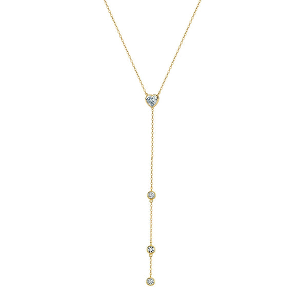 Wholesale Women's Casual Geometric Moissanite Clavicle Necklace With 925 Silver Pendant And Cross Chain Electroplated