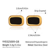 Wholesale Women's Casual Geometric Rectangular Stainless Steel Earrings With Pvd Furnace Vacuum Real Gold Plating