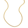 Wholesale Women's Casual Geometric Stainless Steel 18K Gold Plated Regular Oshaped Chain Necklace