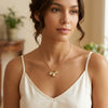 Wholesale Women's Casual Geometric Stainless Steel Necklace With Pvd Furnace Vacuum Real Gold Plating