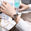 Wholesale Women's Casual Green Belt Quartz Watch With Alloy Case And Pu Strap In Round Shape