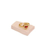 Wholesale Women's Casual Heartshaped Real Gold Plated Environmentally Friendly Copper Ring Jewelry