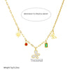 Wholesale Women's Casual Insect Shape Stainless Steel Goldplated Butterfly Pendant Necklace With Cross Chain