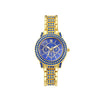 Wholesale Women's Casual Quartz Watch With Color Diamond Encrusted Round Alloy Case