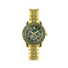 Wholesale Women's Casual Quartz Watch With Color Diamond Encrusted Round Alloy Case