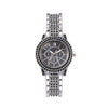 Wholesale Women's Casual Quartz Watch With Color Diamond Encrusted Round Alloy Case
