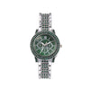 Wholesale Women's Casual Quartz Watch With Color Diamond Encrusted Round Alloy Case