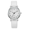 Wholesale Women's Casual Quartz Wrist Watch With Alloy Case Pu Strap And Round Dial