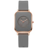 Wholesale Women's Casual Square Fashion Quartz Watches With Alloy Case Silicone Band And Stainless Steel Buckle
