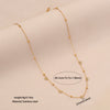 Wholesale Women's Casual Stainless Steel Electroplated Heart Shape O Word Chain Clavicle Chain Jewelry