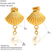 Wholesale Women's Casual Style Electroplated Titanium Steel Earrings With Flower Animal Zodiac Patterns