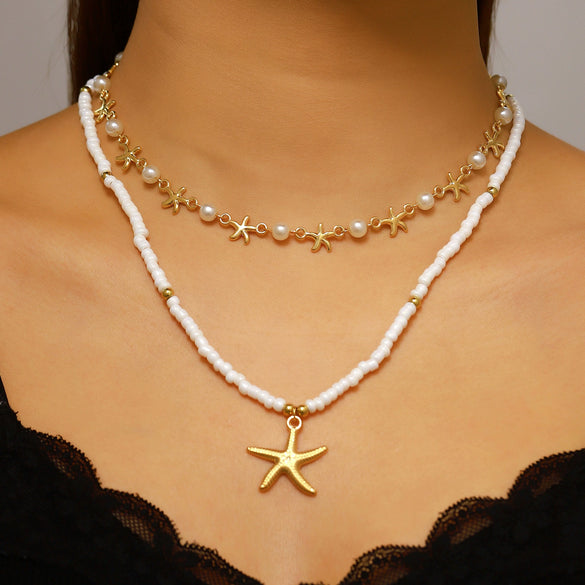 Wholesale Women's Casual Style Multilayered Animal And Zodiac Pattern Alloy And Zinc Alloy Necklace With Electroplating