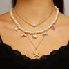 Wholesale Women's Casual Style Multilayered Animal And Zodiac Pattern Alloy And Zinc Alloy Necklace With Electroplating