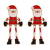 Wholesale Women's Christmas Earrings Zinc Alloy Resin Baking Varnish Santa Claus Light Luxury Fashion Niche All Match