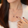 Wholesale Women's Christmas Jewelry 925 Sterling Silver Geometric Bell Pendant With Electroplating And Cross Chain