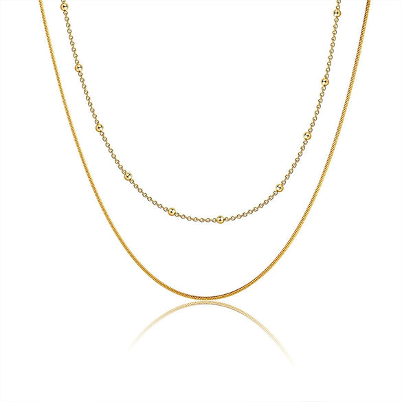 Wholesale Women's Clavicle Chain Necklace Copper Geometric Pattern Electroplated