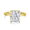 Wholesale Women's 4Claw 925 Sterling Silver Ring With Geometric Pattern And Electroplating Treatment Light Luxury Style Snowflake Zircon