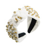 Wholesale Women's Cloth Baroque Style Diamond Knotted Widebrimmed Headband Hair Accessories