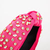 Wholesale Women's Cloth Baroque Style Diamond Knotted Widebrimmed Headband Hair Accessories