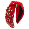 Wholesale Women's Cloth Baroque Style Diamond Knotted Widebrimmed Headband Hair Accessories
