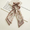 Wholesale Women's Cloth Geometric Floral Double Layer Bow Ribbon Hair Ring Hair Band