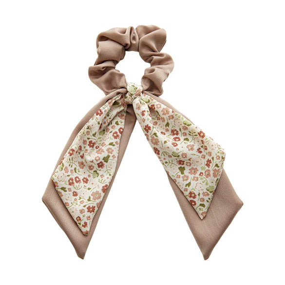 Wholesale Women's Cloth Geometric Floral Double Layer Bow Ribbon Hair Ring Hair Band