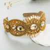 Wholesale Women's Cloth Headband French Retro Light Luxury Heavy Industry Style With Rhinestones