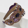 Wholesale Women's Cloth Headband French Retro Light Luxury Heavy Industry Style With Rhinestones
