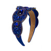 Wholesale Women's Cloth Headband French Retro Light Luxury Heavy Industry Style With Rhinestones