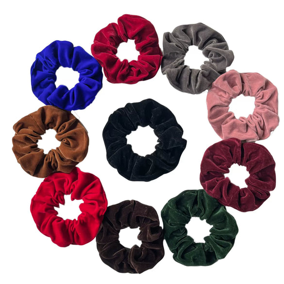 Wholesale Women's Cloth Knitting Solid Color Large Intestine Hair Ring Headdress