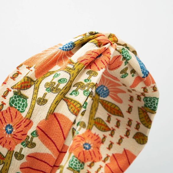 Wholesale Women's Cloth Light Luxury Embroidered Printed Headbands With Diamond Inlay