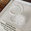 Wholesale Women's Cloth Rose Flower Handmade Rope Chain Necklace
