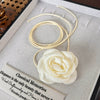 Wholesale Women's Cloth Rose Flower Handmade Rope Chain Necklace