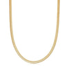 Wholesale Women's Cold Style Geometric 925 Silver Stacked Flat Snake Bone Chain Clavicle Necklace With Electroplating