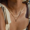 Wholesale Women's Cold Style Metal Multilayer Necklace With Cross Moon Star Pendant Alloy Material Twisted Chain Electroplating Process