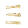 Wholesale Women's Cold Style Zinc Alloy Wave Shaped Duckbill Hairpin With Love Butterfly Design And Electroplating Treatment