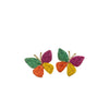 Wholesale Women's Colorful Woven Dopamine Alloy Electroplated Animal Zodiac Childlike Style Earrings