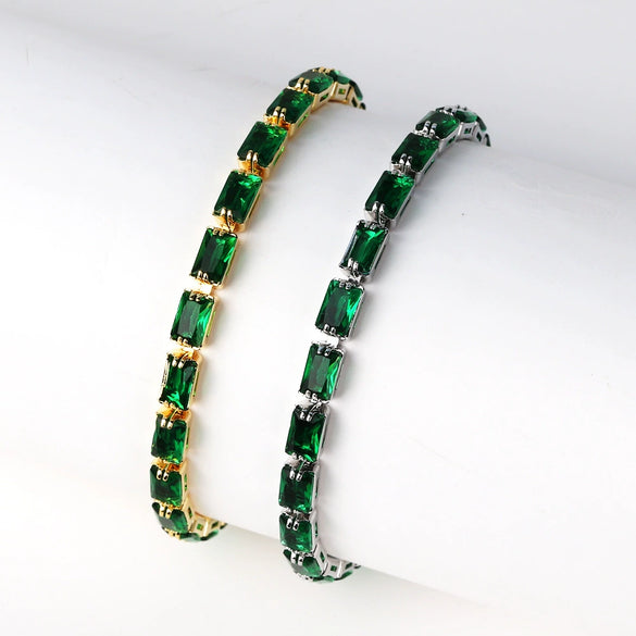 Wholesale Women's Colorful Zircon Bracelet With Electroplating And Niche Design