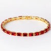 Wholesale Women's Colorful Zircon Bracelet With Electroplating And Niche Design