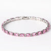 Wholesale Women's Colorful Zircon Bracelet With Electroplating And Niche Design