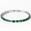 Wholesale Women's Colorful Zircon Bracelet With Electroplating And Niche Design