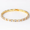 Wholesale Women's Colorful Zircon Bracelet With Electroplating And Niche Design